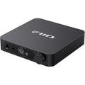 FiiO K11 headphone amplifier and DAC, in black, front view
