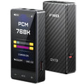 FiiO QX13 portable DAC and headphone amplifier with ES9027PRO chip, compact design for high-quality audio enhancement.