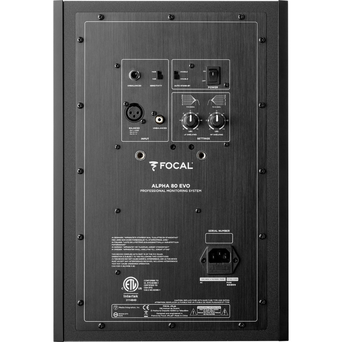 Focal Alpha 80 Evo, active nearfield monitors, view 7