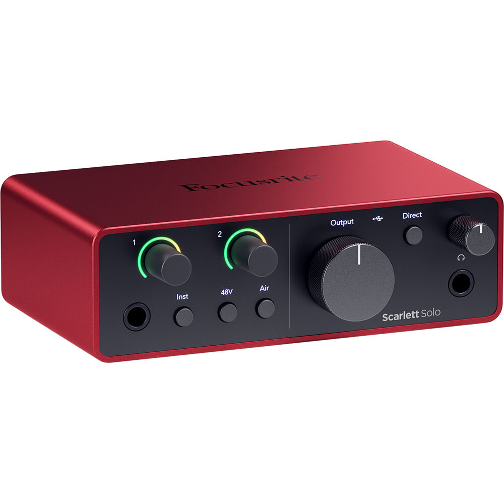 Focusrite Scarlett Solo 4th Gen USB audio interface