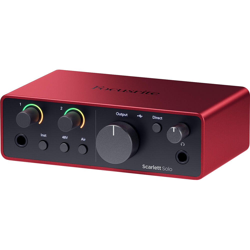 Focusrite Scarlett Solo Studio 4th Gen studio bundles, alternate view 4