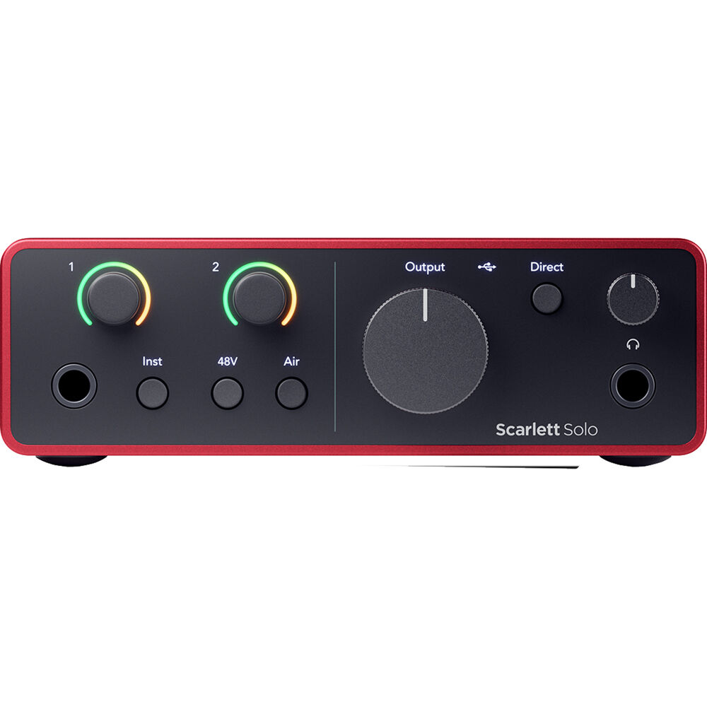 Focusrite Scarlett Solo Studio 4th Gen studio bundles, alternate view 5