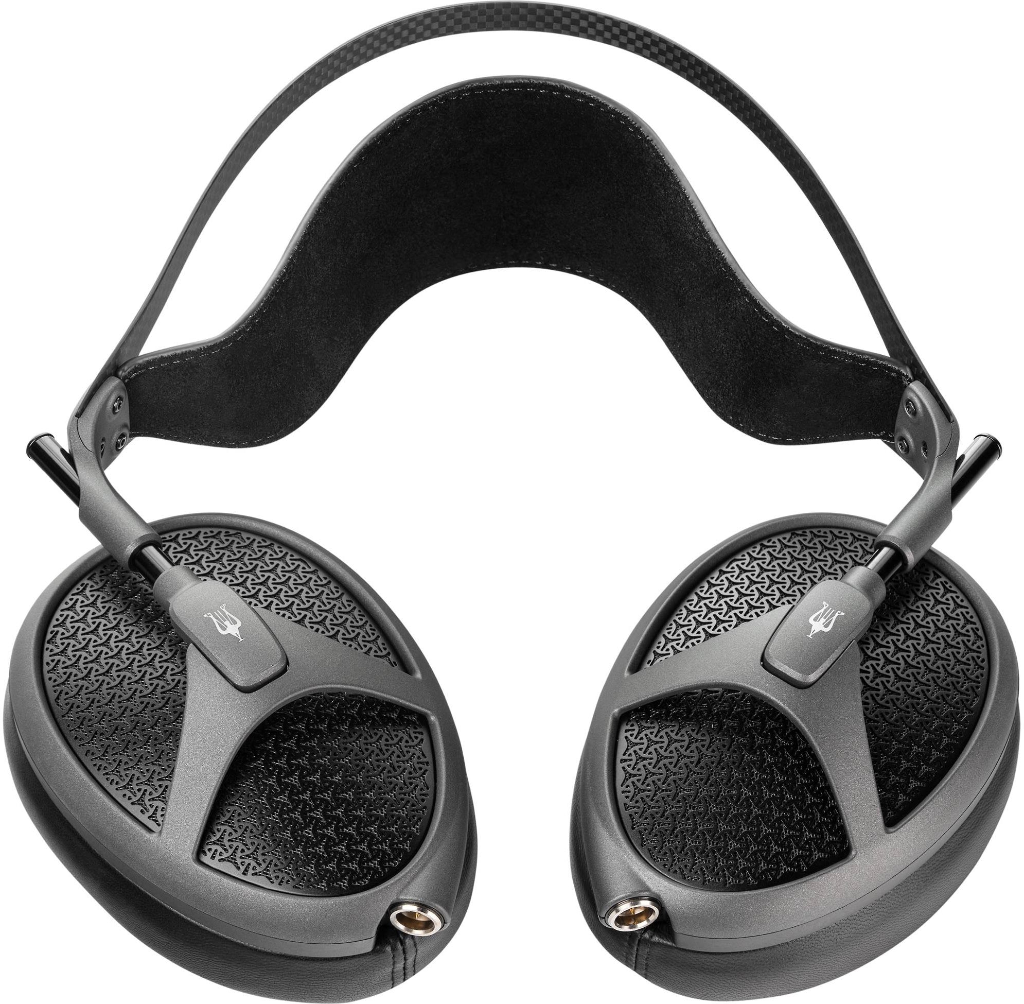 Meze Audio Elite Tungsten wired headphones with sleek design and cushioned ear cups for premium listening comfort.
