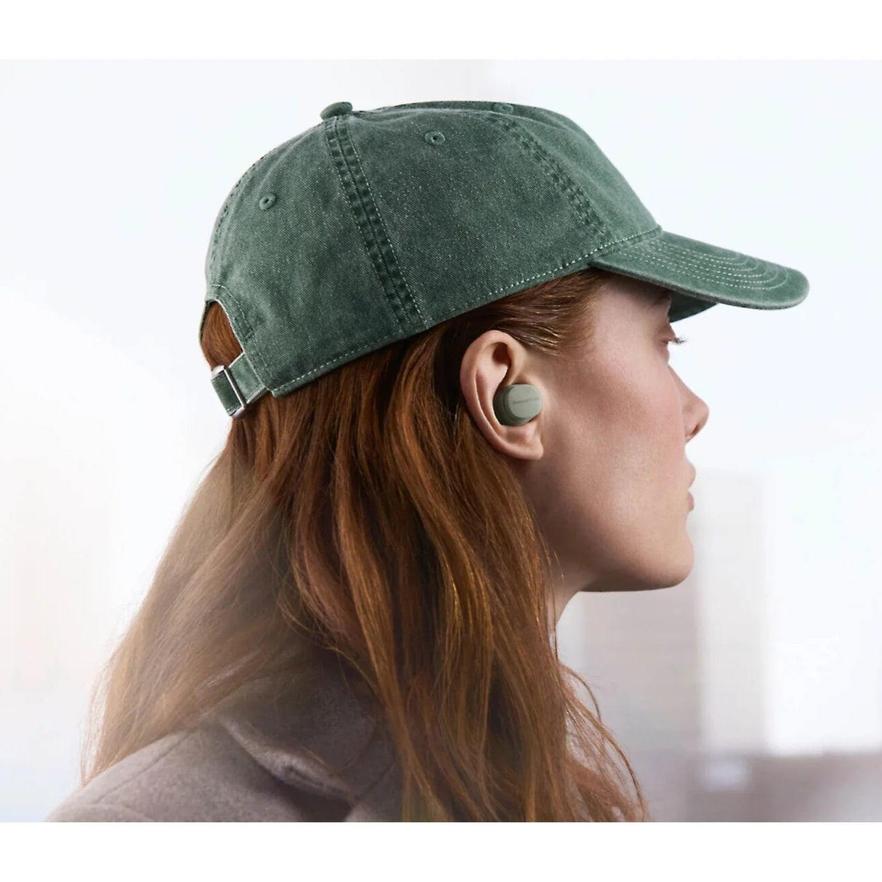 Bowers & Wilkins Pi6 wireless in-ear headphones with sleek black design and in-ear earbuds on a white background.