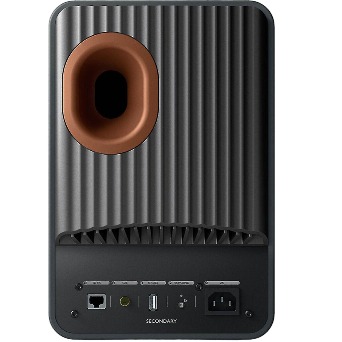 KEF LS50 Wireless II wireless speakers with sleek black finish and modern design, showcasing their compact, high-quality audio setup.