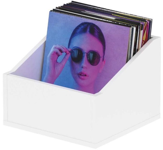 Glorious Record Box Advanced 110 vinyl record storage box, black, with accessories (view 6)