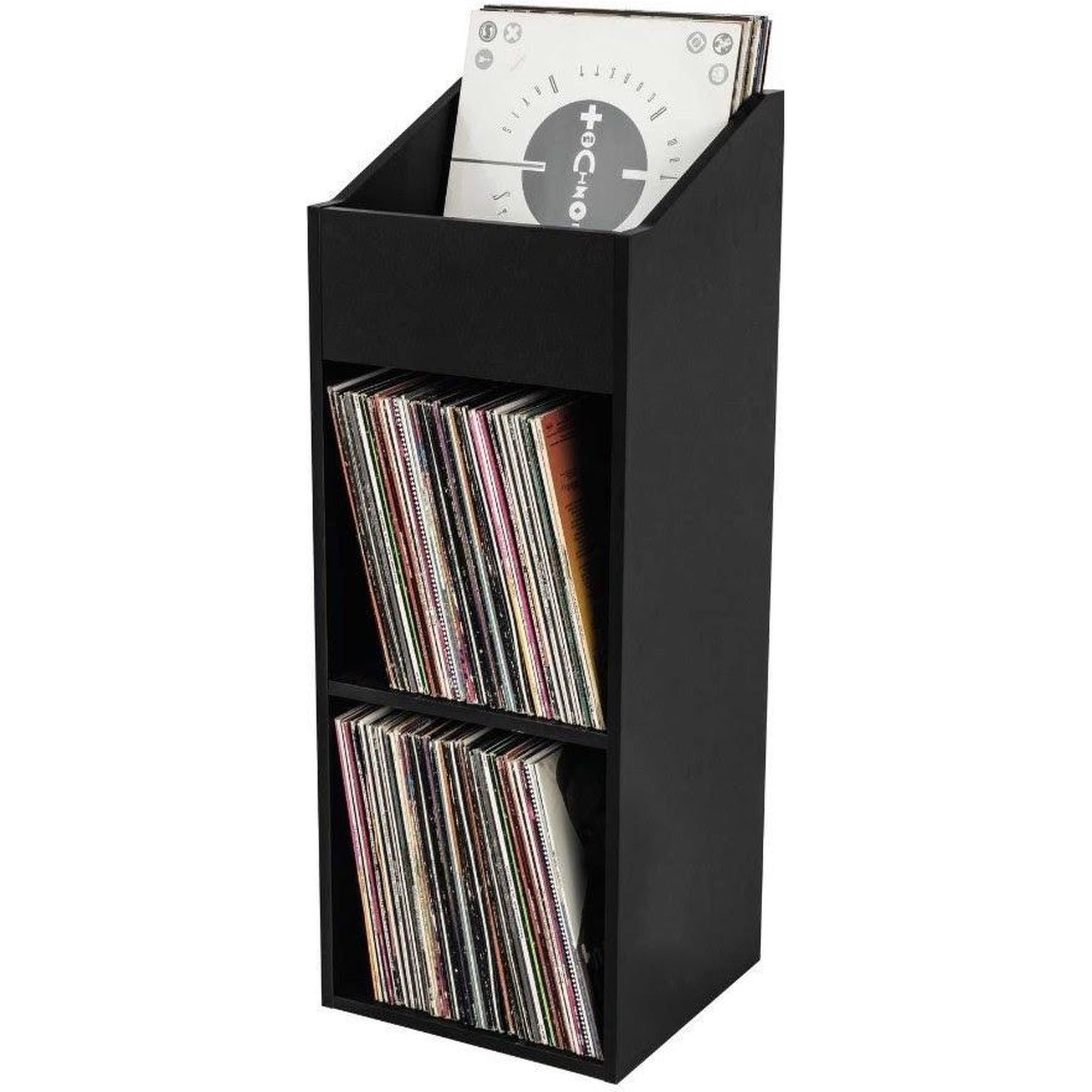Glorious Record Rack 330, black view