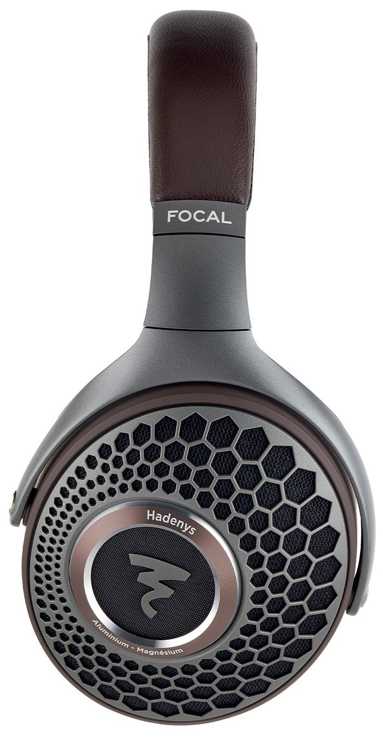 Focal Hadenys wired headphones with over-ear design, black color, and padded ear cups for comfortable listening.