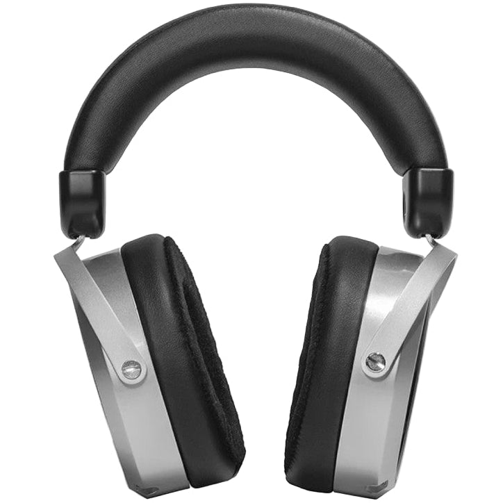 HiFiMAN HE400se wired headphones with open-back design and plush ear cups, shown in a sleek black color.