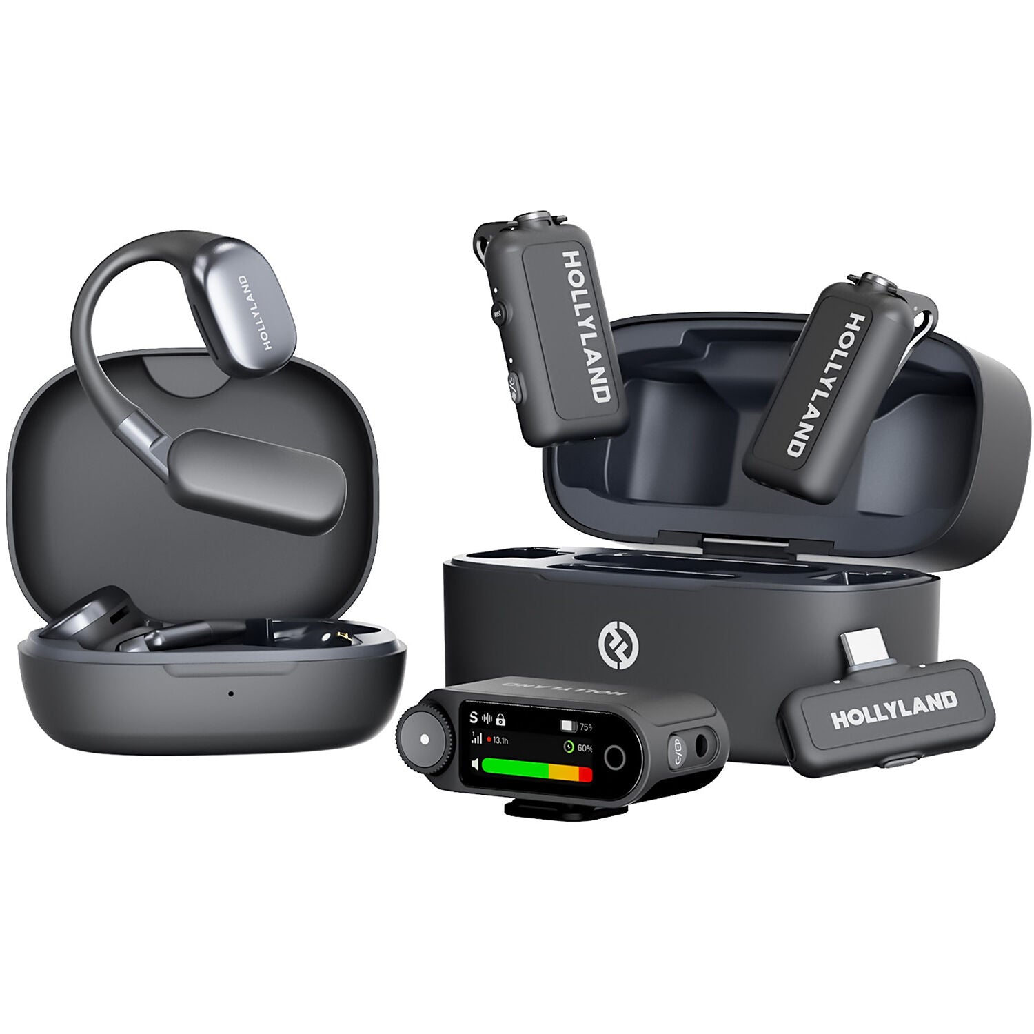 Hollyland Lark Max 2 Ultimate Combo creator wireless microphone systems, hero shot