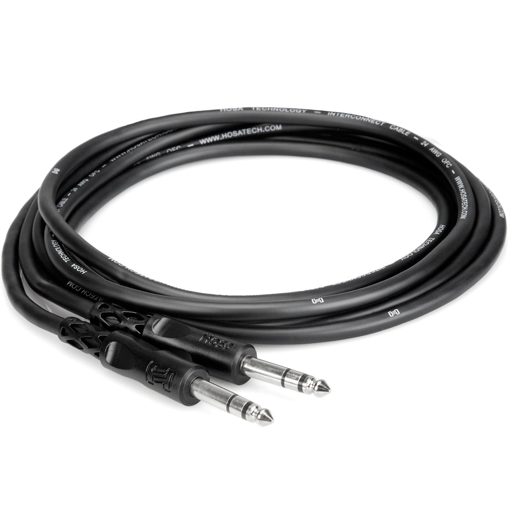 Hosa CSS-105 6.3 mm TRS to TRS cable (1.5 m), coiled