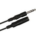 Hosa HPE-310 6.3 mm TRS Cable (3 m) TRS cable, angled view