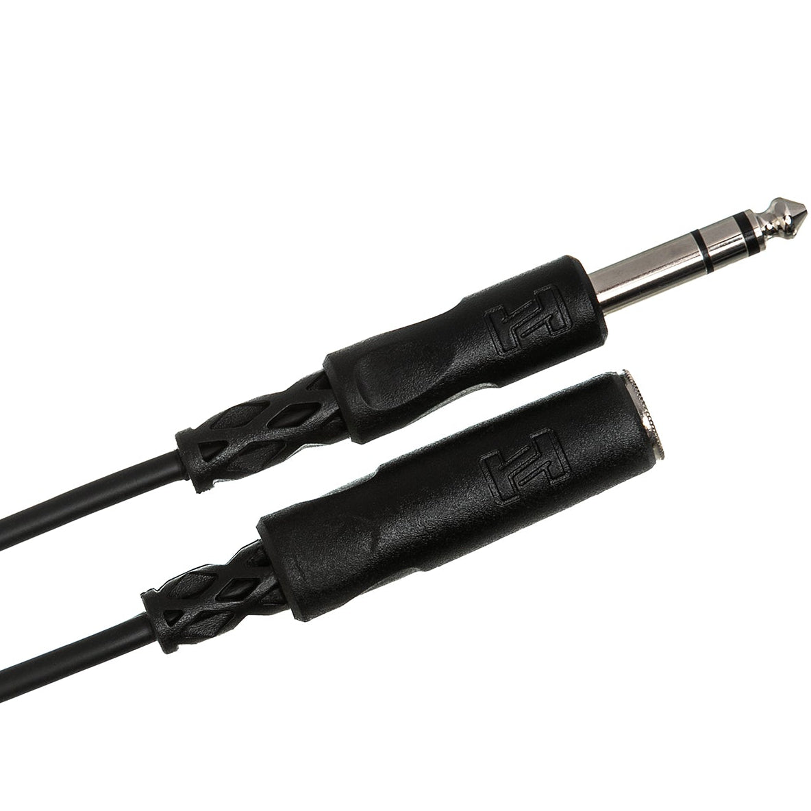 Hosa HPE-310 6.3 mm TRS Cable (3 m) TRS cable, angled view