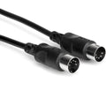 Hosa MID-303BK MIDI Cable 1m, in black