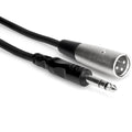 Hosa STX-105M 6.3 mm TRS to XLR-male cable (1.5 m), in black