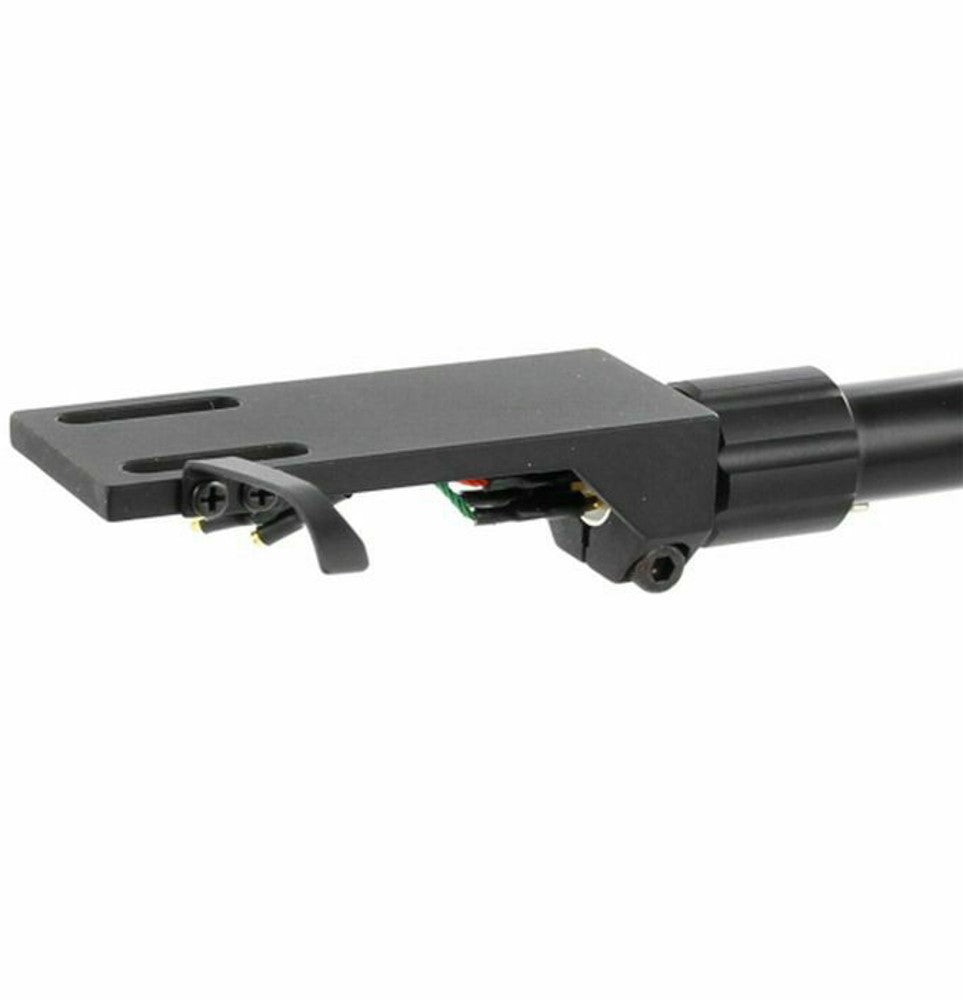 Tonar Headshell Top Q for cartridge accessories, showing the sleek, durable head shell with mounting hardware.