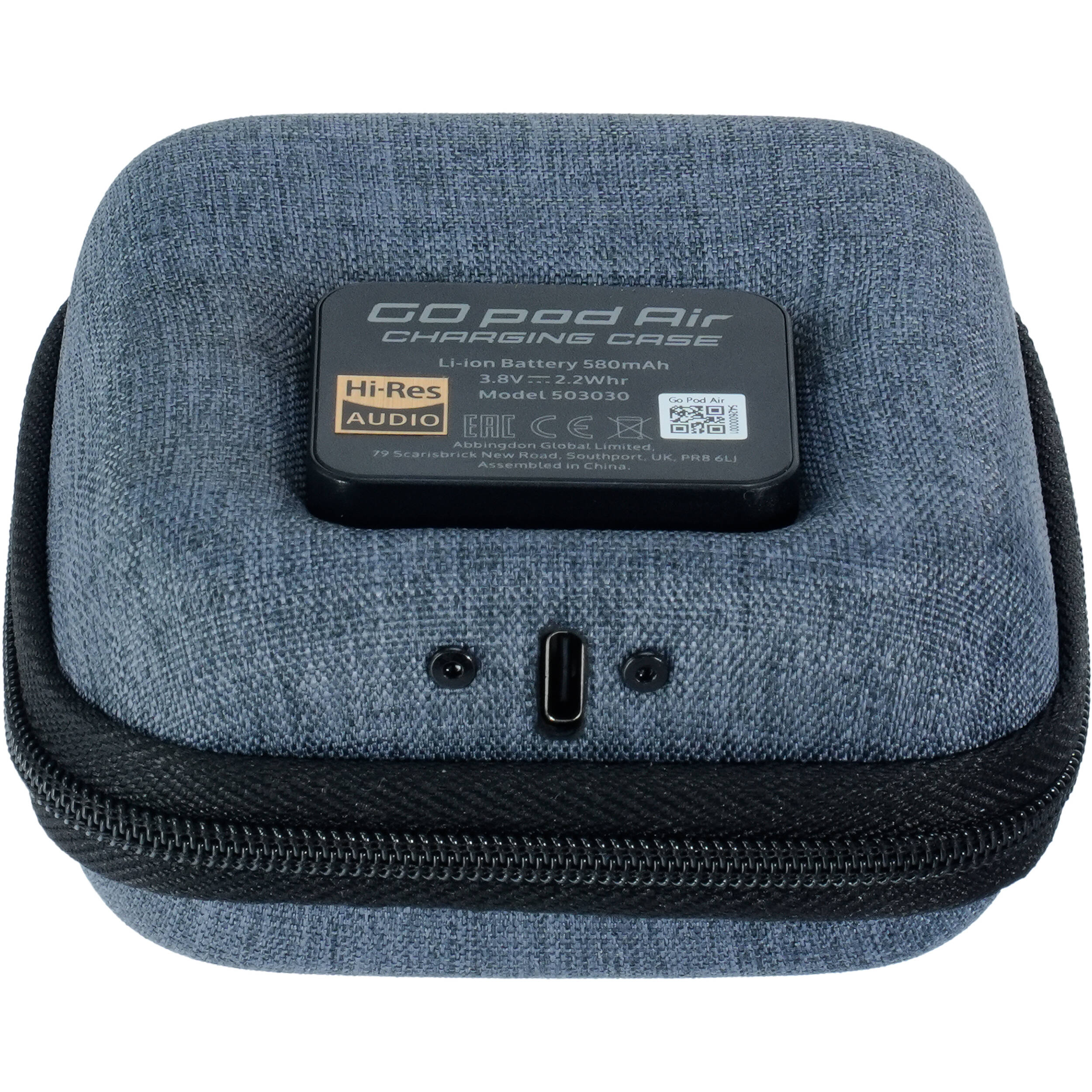 iFi Audio Go Pod Air headphone amp / DAC, detail view.