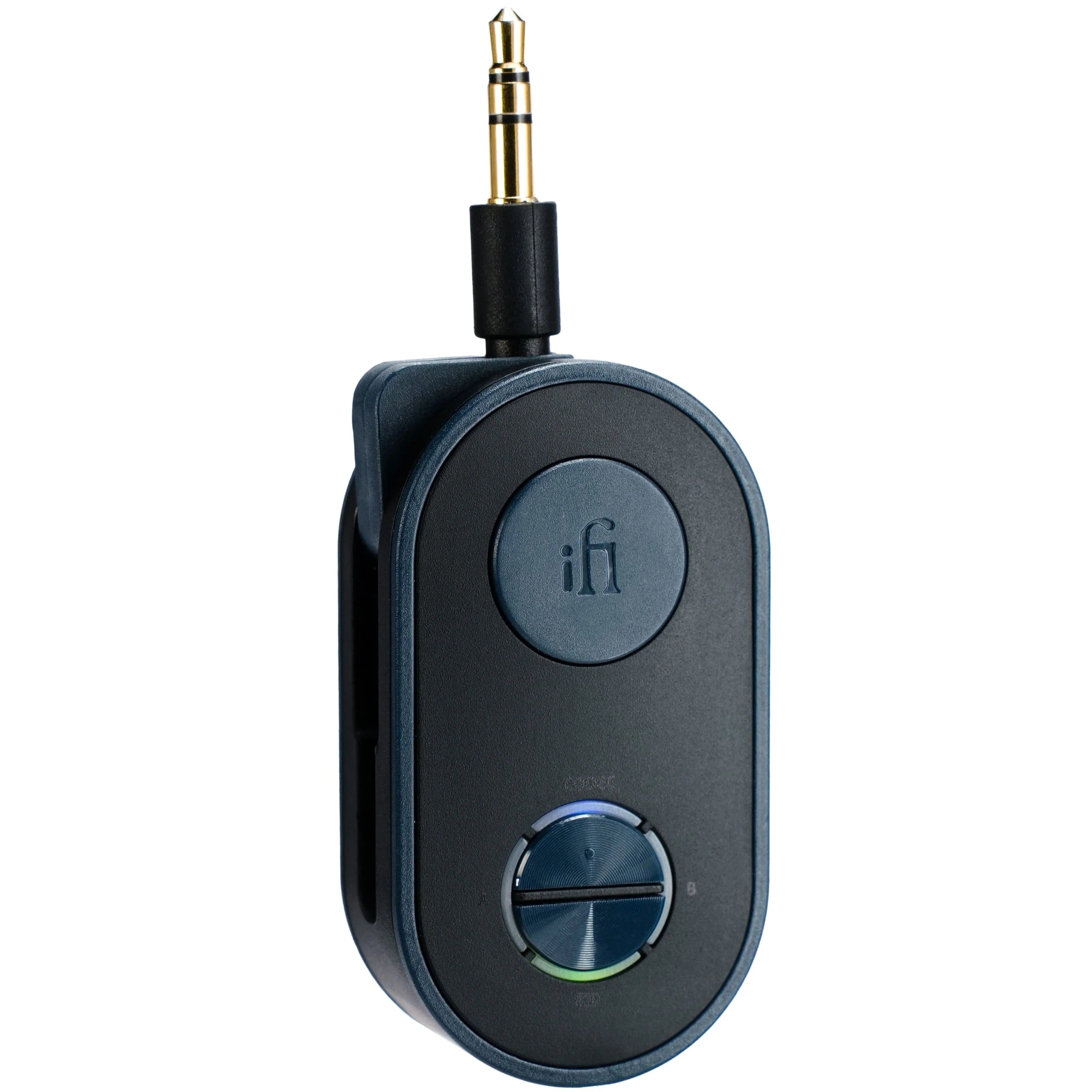 iFi Audio UP Travel headphone amp / DAC, detail view.