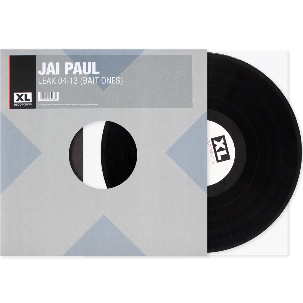 XL Recordings Jai Paul - Leak 04-13 (Bait Ones) (Black) Vinyl LP, electronic, angle, black