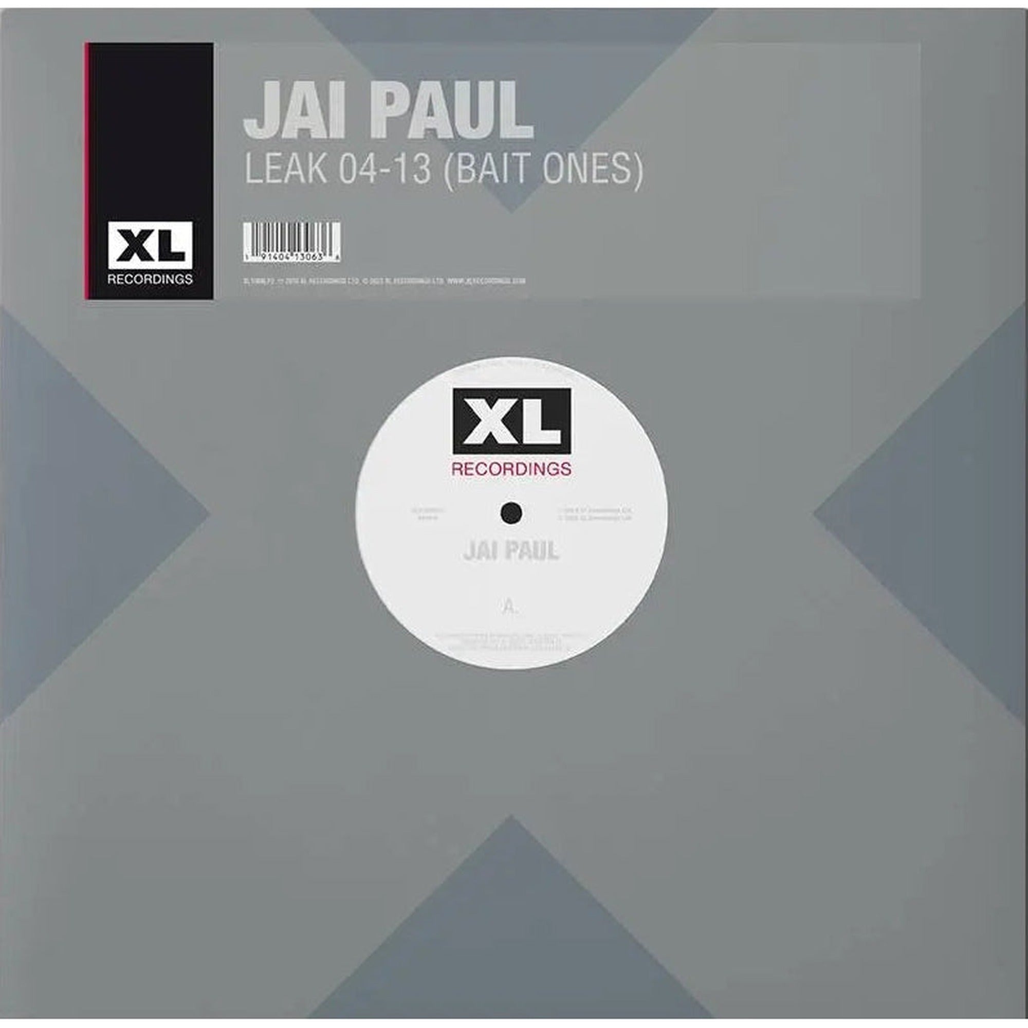 XL Recordings Jai Paul - Leak 04-13 (Bait Ones) (Black) Vinyl LP, electronic, black