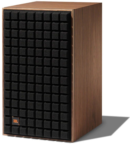 JBL L82 Classic MK2 passive bookshelf speakers with black finish, featuring sleek design and front-facing speaker grilles.