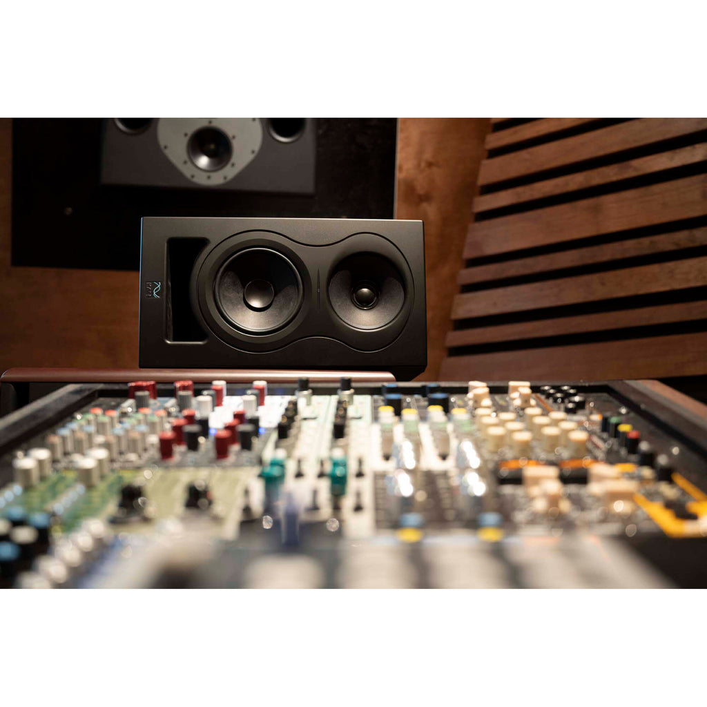 Kali Audio IN-5 active nearfield monitor, front view, black