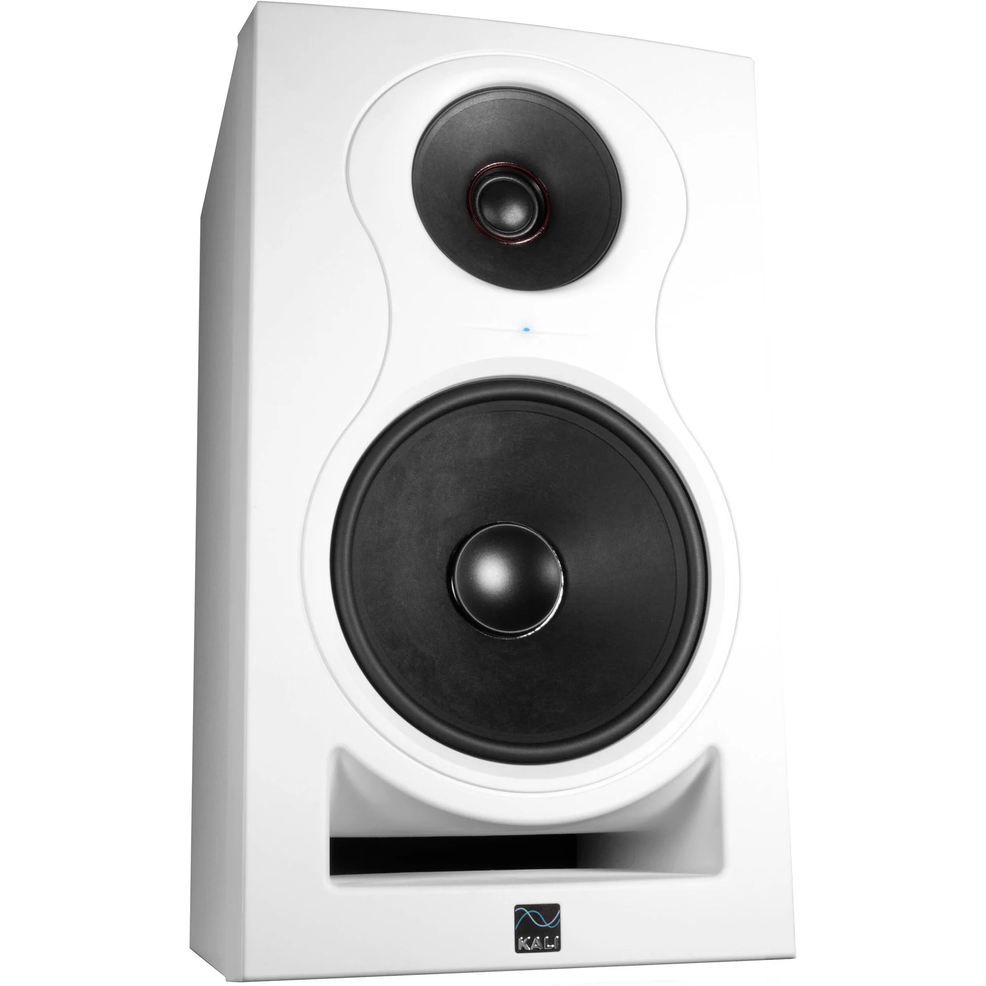 Kali Audio IN-8 V2 active nearfield monitors, in black, front view