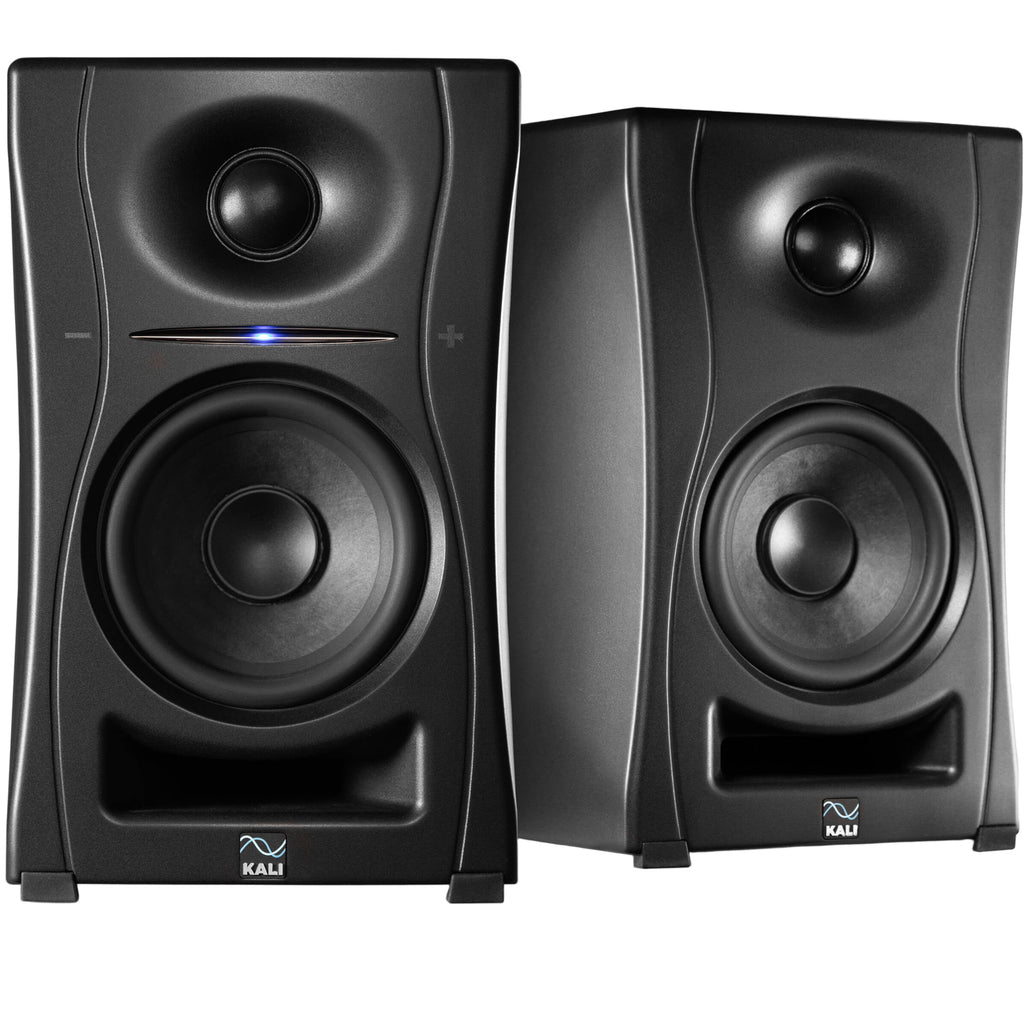 Kali Audio LP-UNF active nearfield monitors, black front view