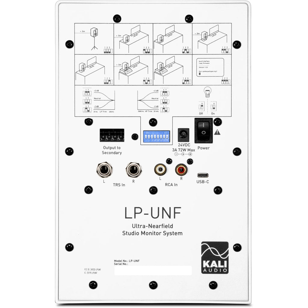 Kali Audio LP-UNF active nearfield monitors, black alternate view 11