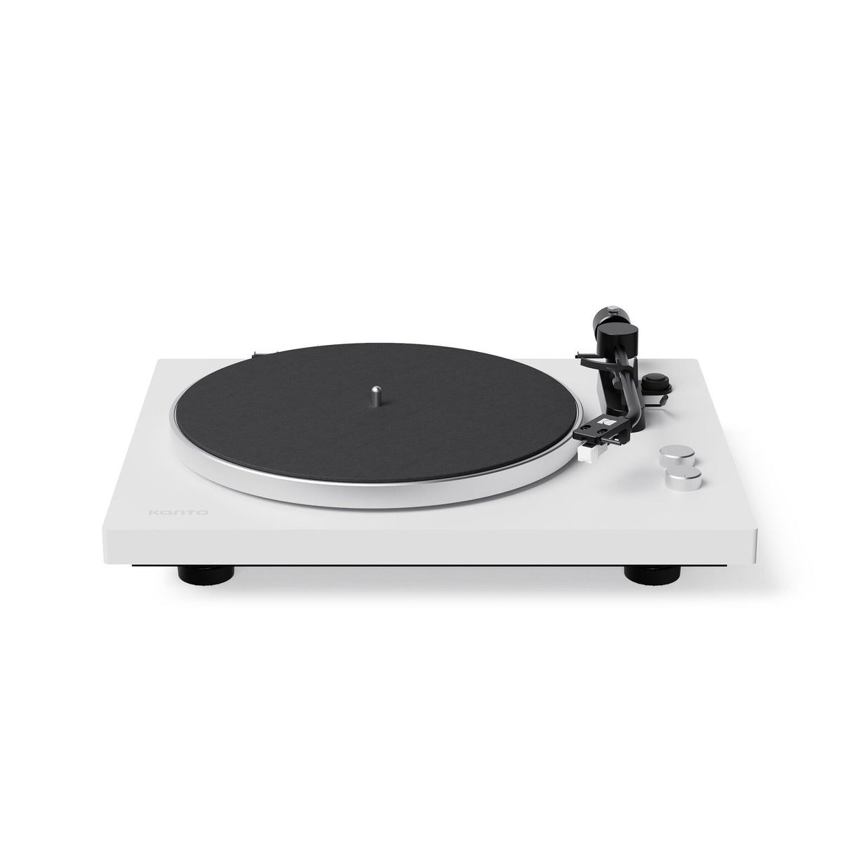 Kanto Audio OBI3 Gen 2 turntable, White, front view