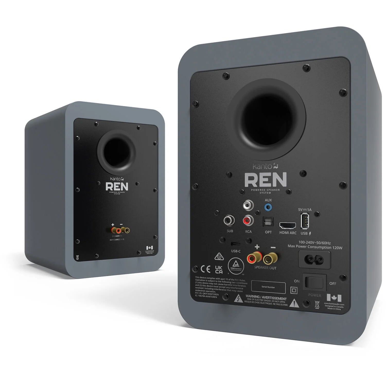 Kanto Audio Ren bookshelf speakers, view 12
