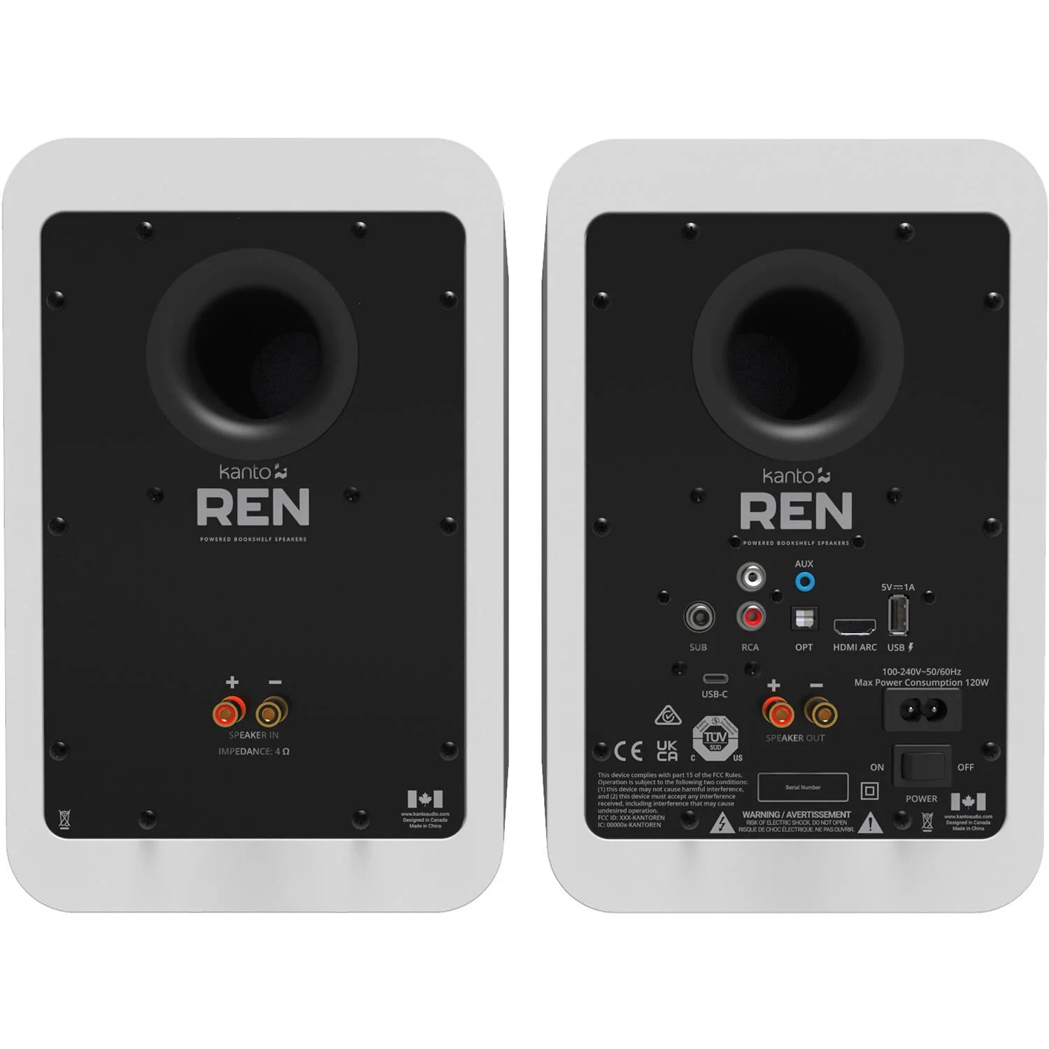 Kanto Audio Ren bookshelf speakers, view 9