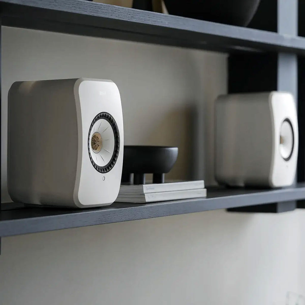 KEF LSX II wireless bookshelf speakers, compact wireless hi-fi system