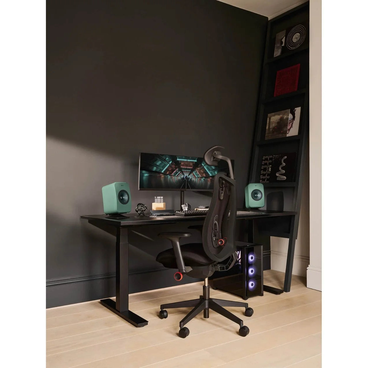 KEF LSX II LT active wireless bookshelf speakers