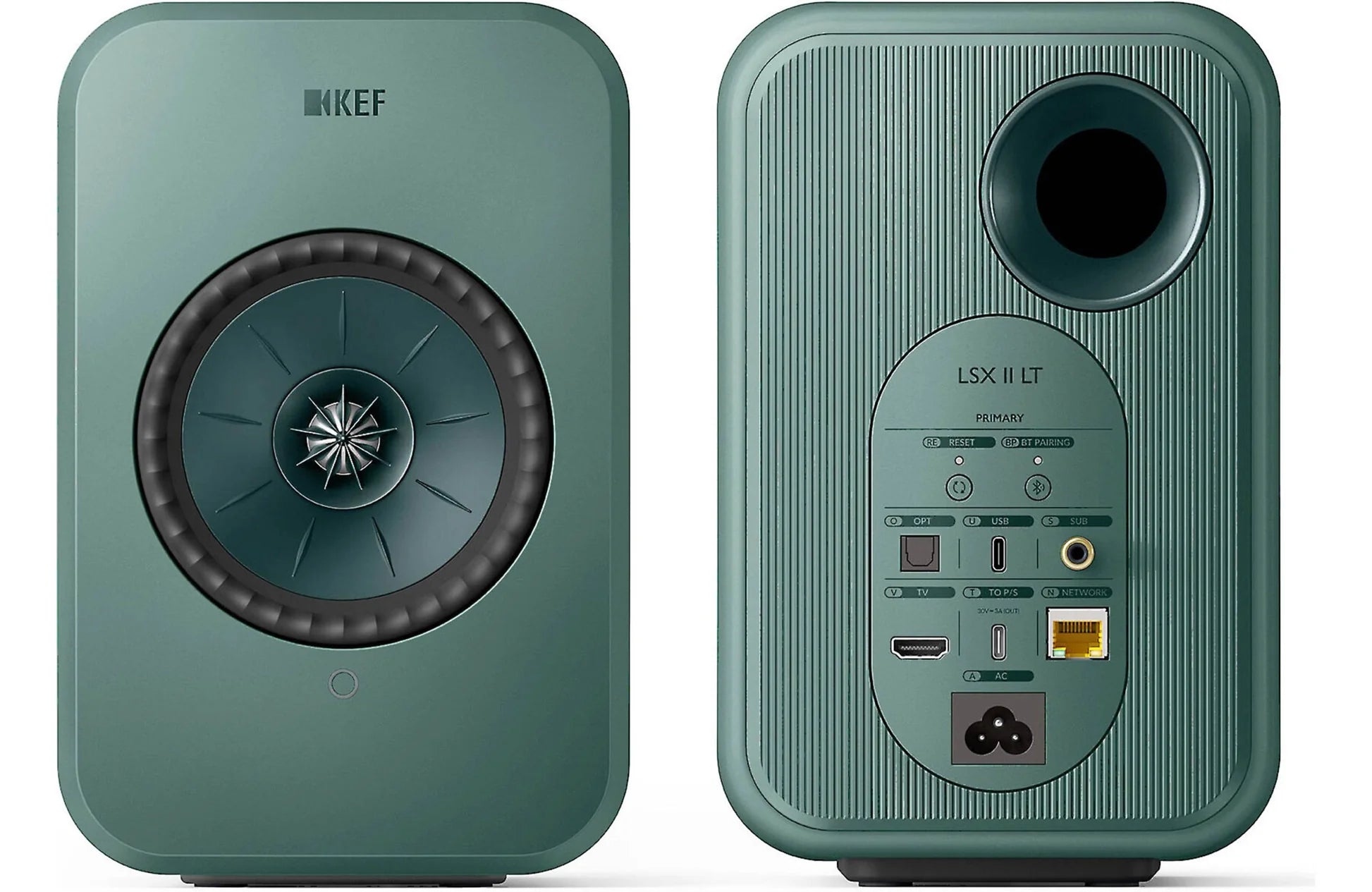 KEF LSX II LT active wireless bookshelf speakers