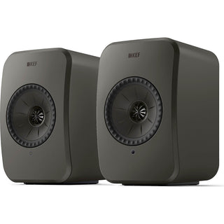 KEF aktiva bokhyllehögtalare