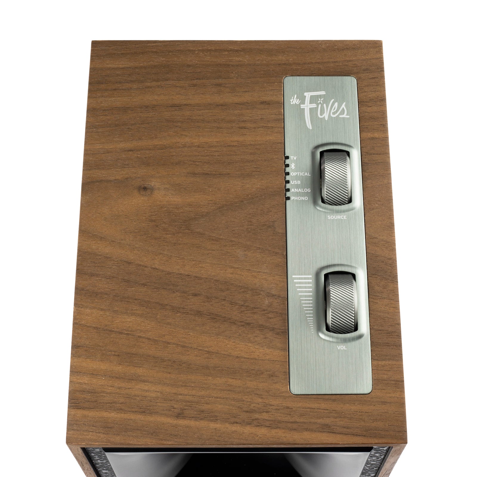 Klipsch The Fives active bookshelf speakers, angle 12