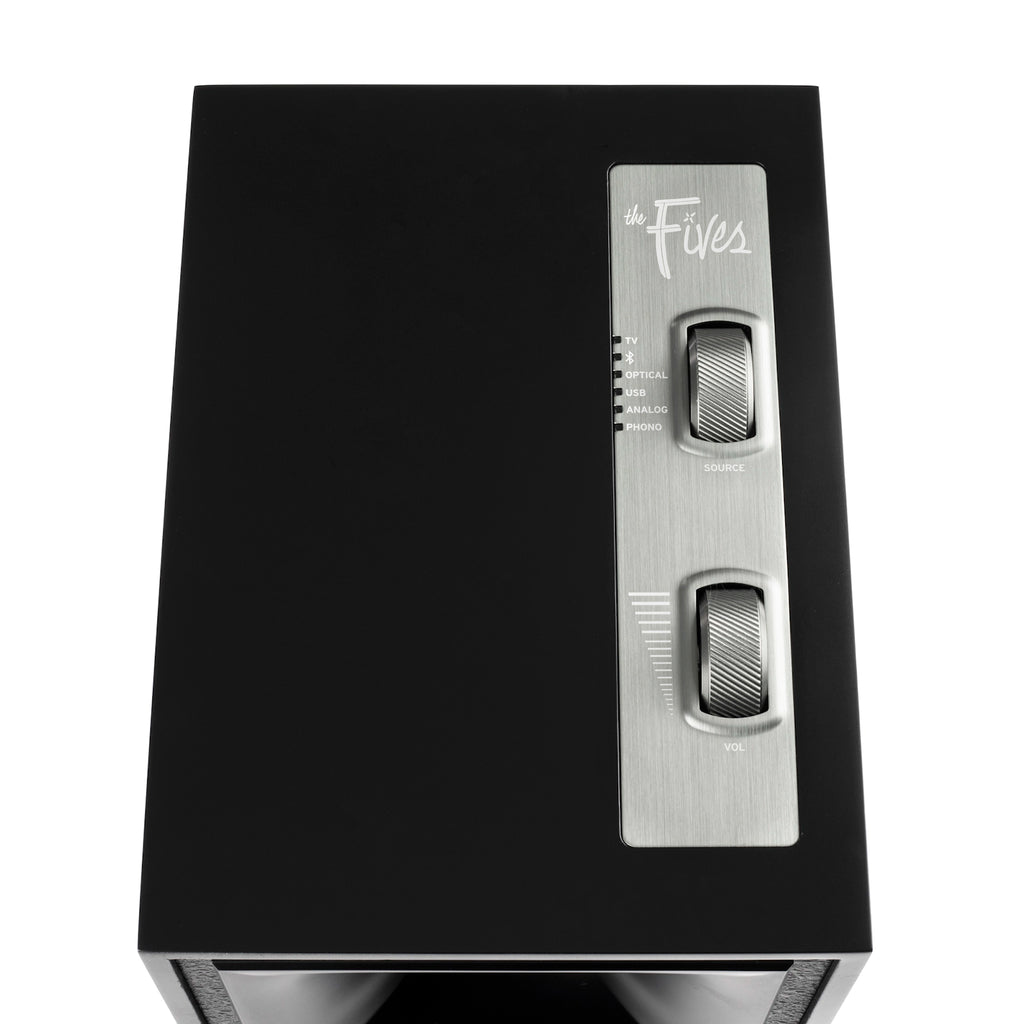 Klipsch The Fives active bookshelf speakers, angle 5