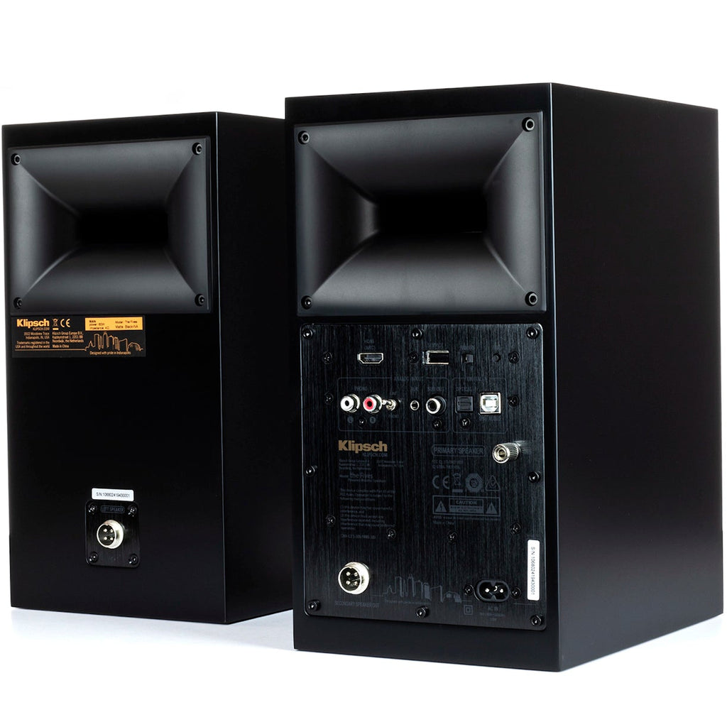 Klipsch The Fives active bookshelf speakers, back