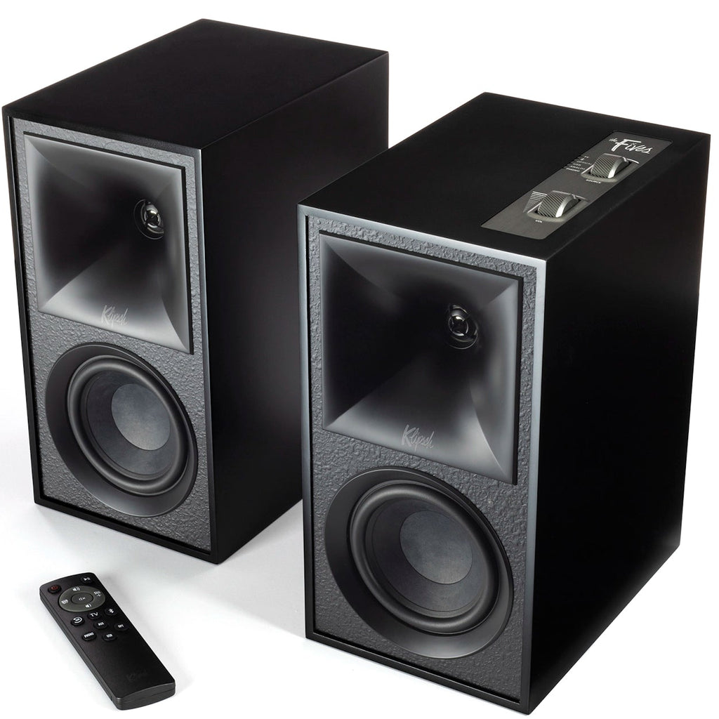 Klipsch The Fives active bookshelf speakers, top