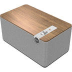 Klipsch The Three Plus wireless speaker, controls detail, black