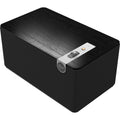 Klipsch The Three Plus wireless speaker, hero front angle in black