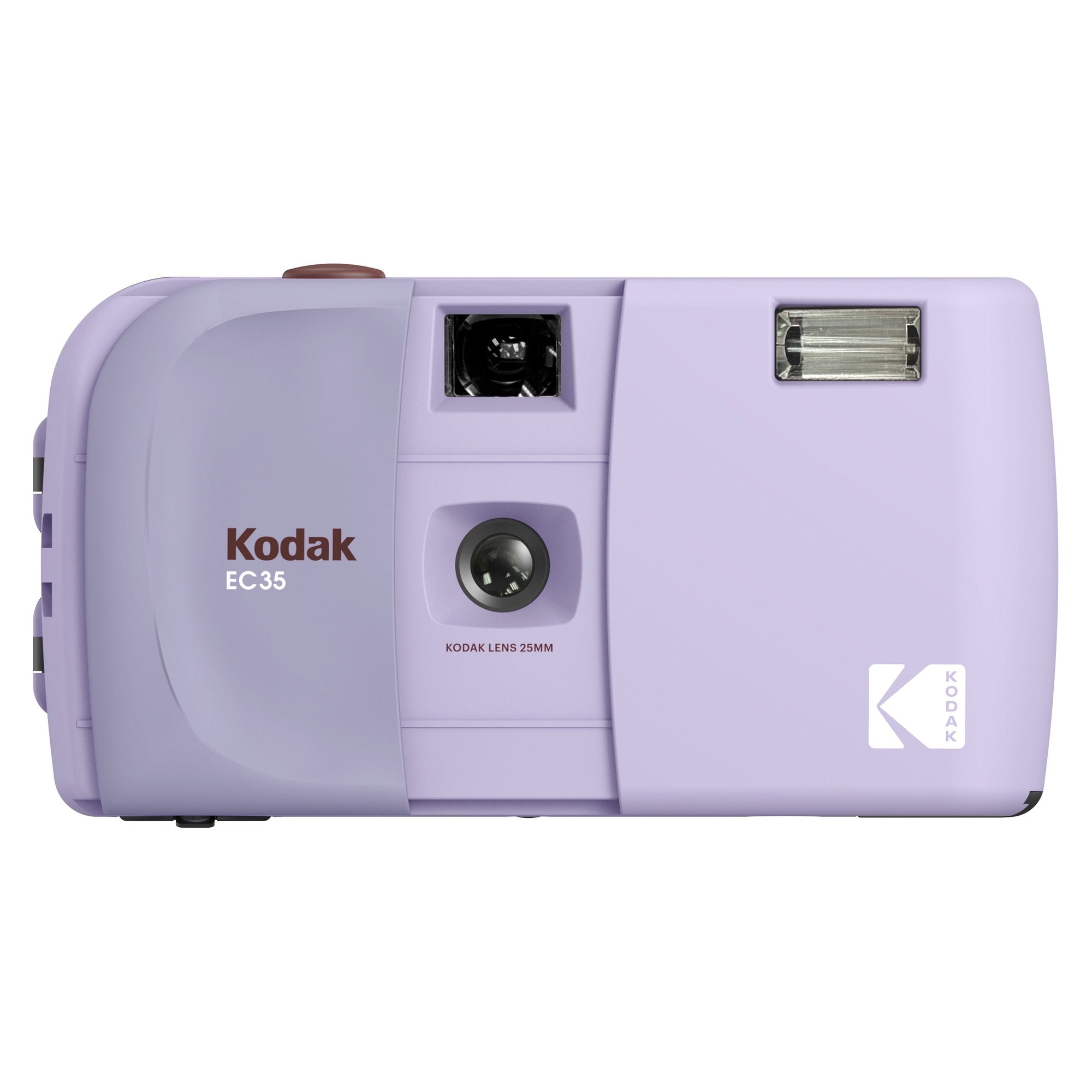 Kodak EC35 film camera in Lavender (purple), front view