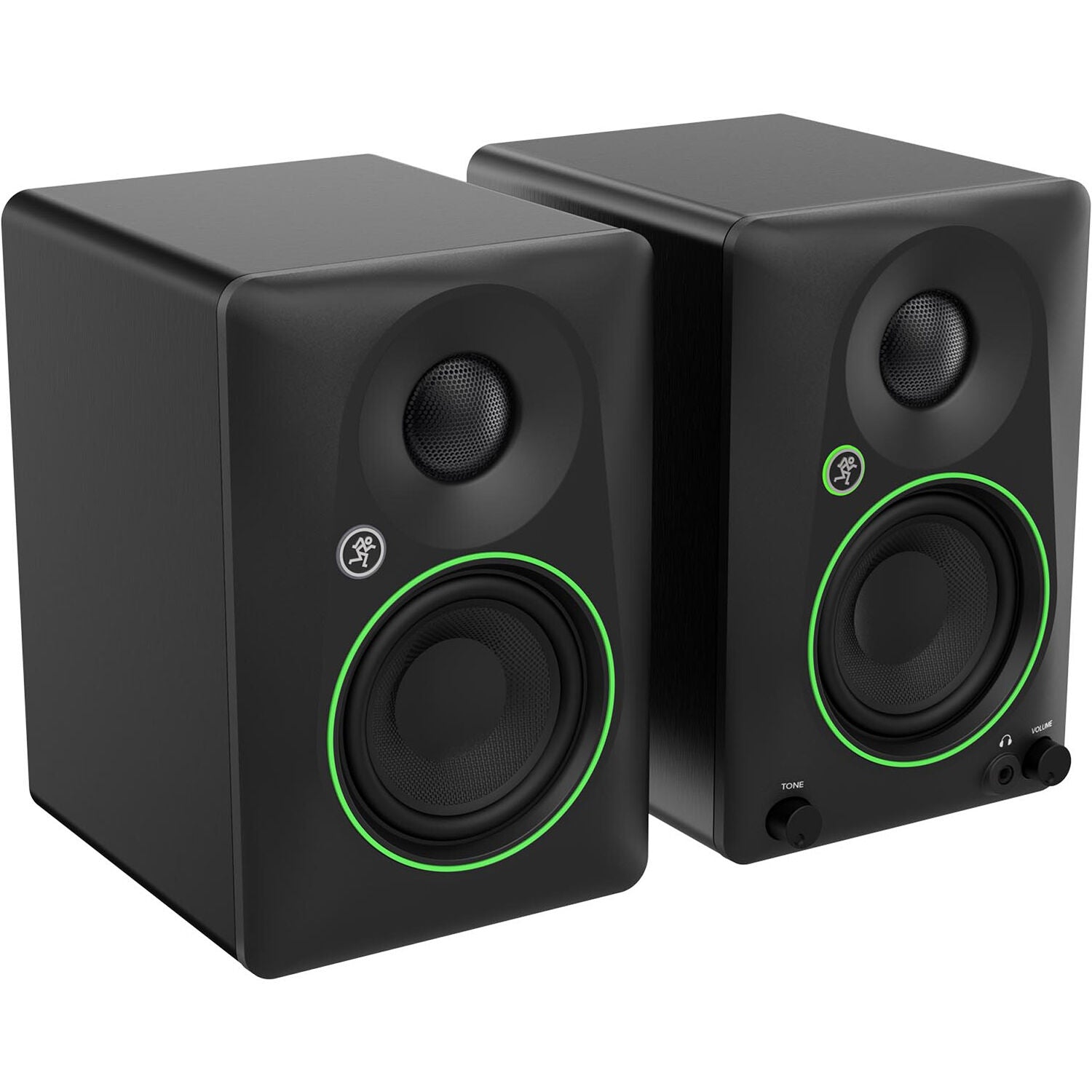 Mackie CR3.5 desktop speakers, hero pair in black