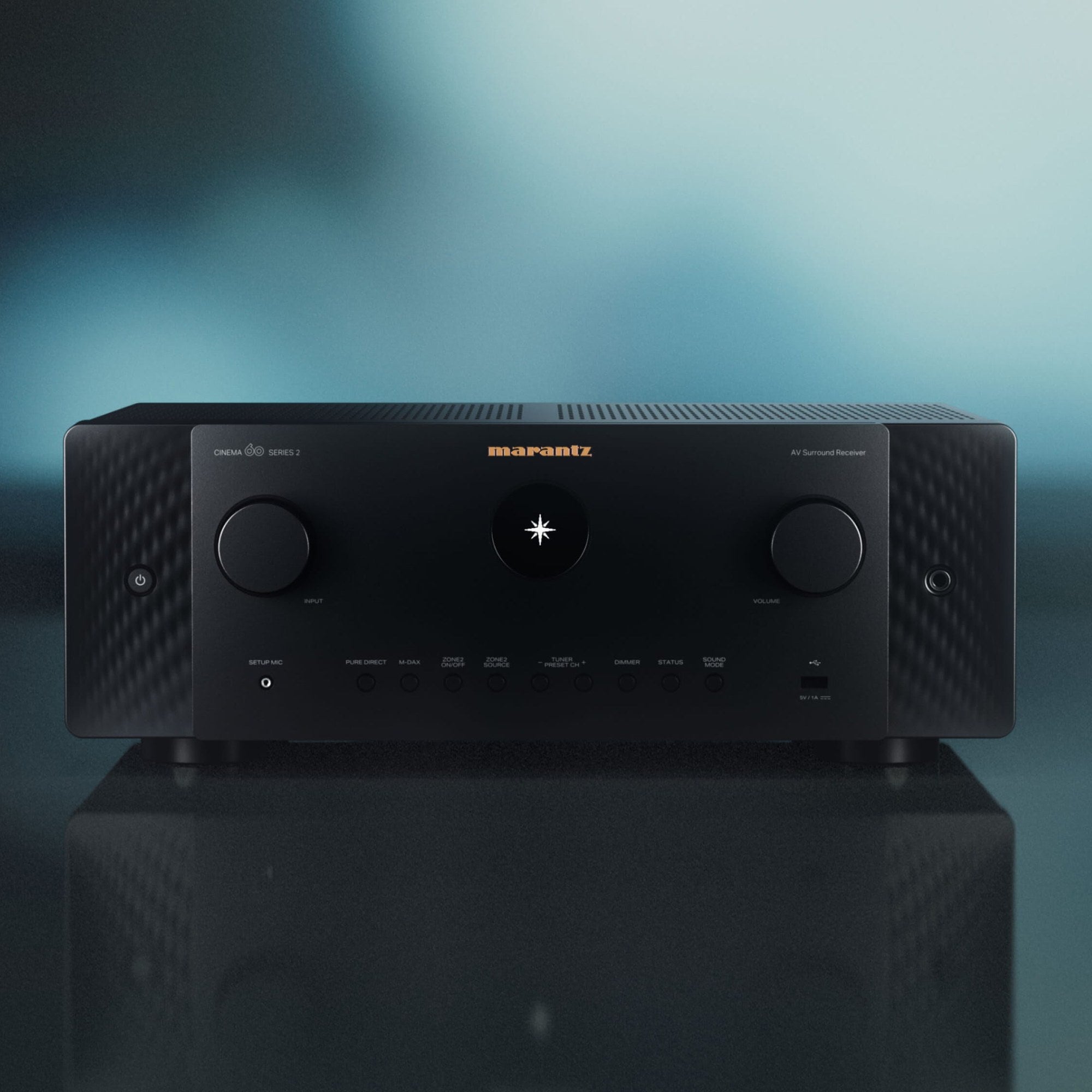 Marantz CINEMA 60 DAB Series 2, Black, in a home cinema setup