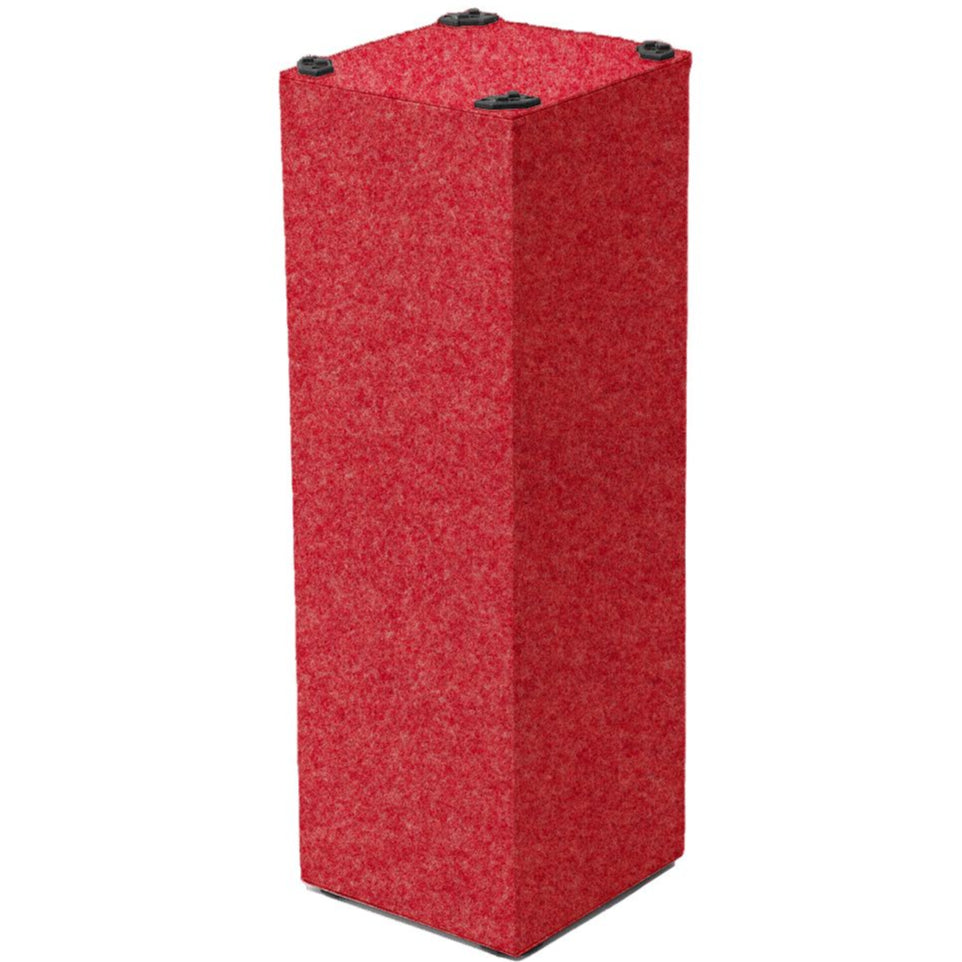 Megasonus Q Basstrap acoustic panel for low-frequency sound absorption, featuring a sleek black design and textured surface.