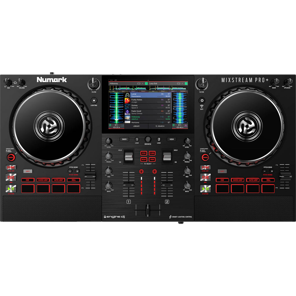 Numark Mixstream Pro+ standalone DJ controller.