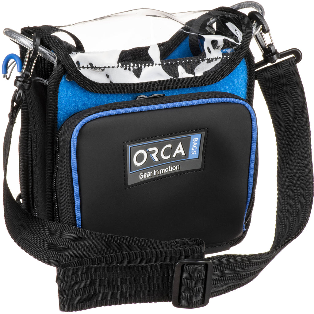 Orca Bags OR-268 microphone bag, closed front view.