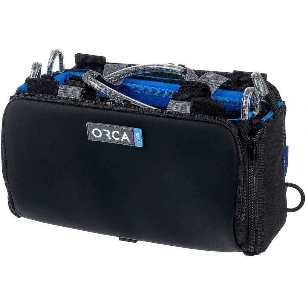Orca Bags OR-27 microphone bag with padded exterior and carrying handle, designed for safe transport of microphones and accessories.