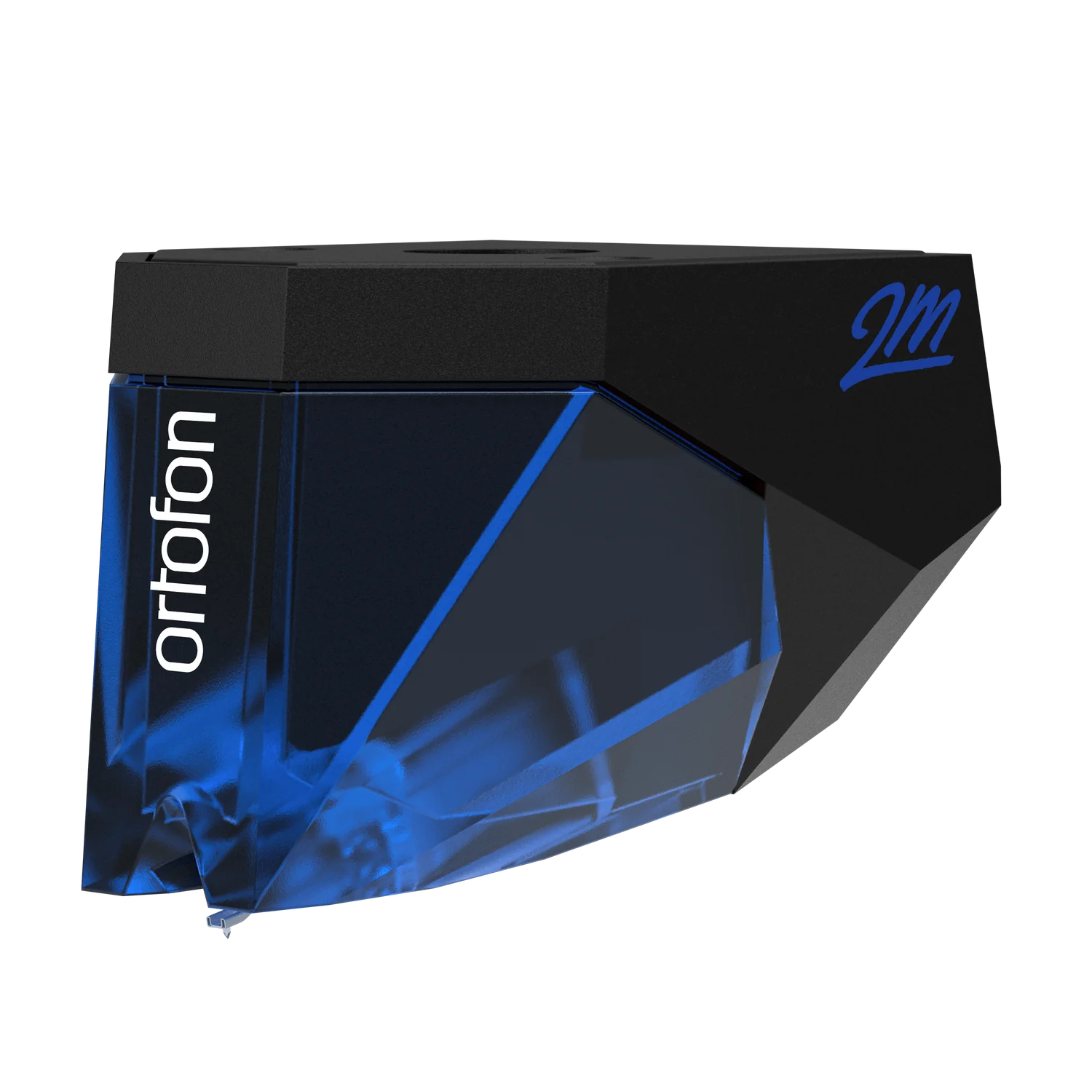 Ortofon 2M Blue Cartridge, angled left